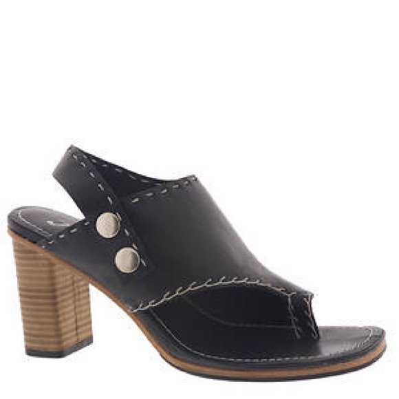 New Free People Marlowe black open toe heel sandal - Picture 2 of 8